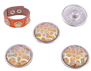Code: D16432 (BP. DoubleBeads 18mm. Orange  AB) 