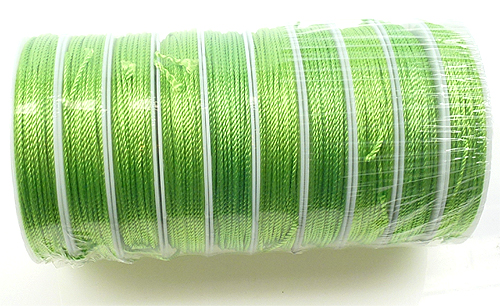 Code: D15071    --- Soie 12mx1,8mm. Vert---