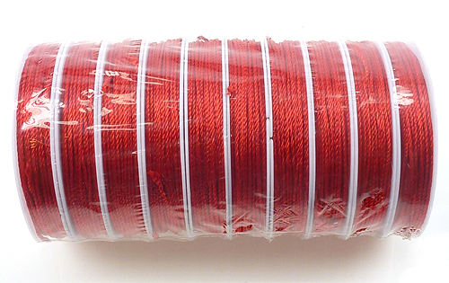 Code: D15074    --- Soie 12mx1,8mm. Rouge---