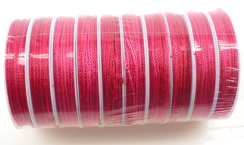Code: D15075    --- Soie 12mx1,8mm. Fuchsia---