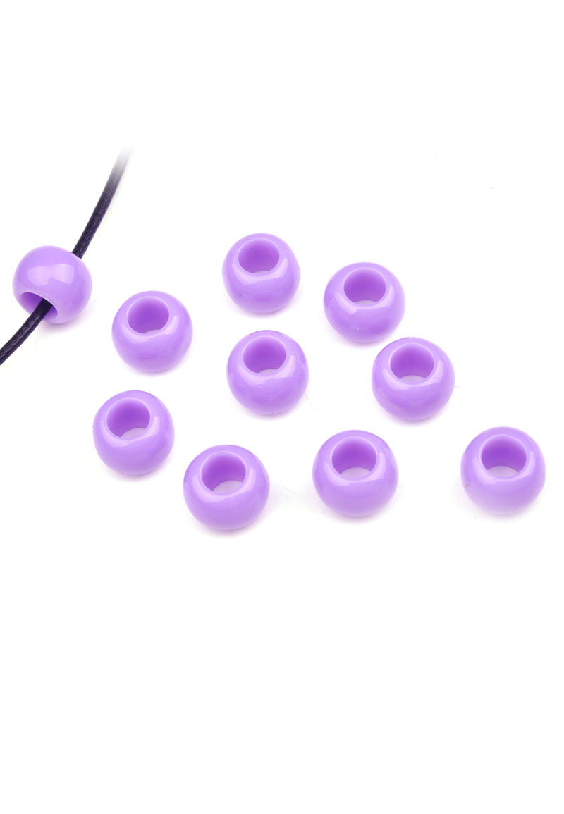 Code: D17168    --- Synth. Rondelle 15x10mm. Trou: 7mm. Violet---