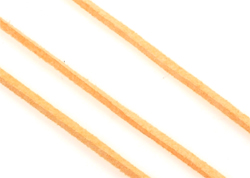 Code: D15021    --- 1 m. Daim artificiel   ( 2,5mm gros) Orange Clair---