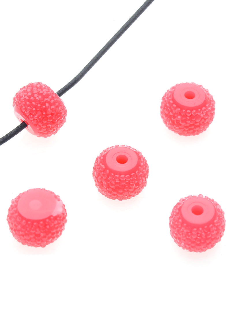 Perles en matière synthétique, rondelle, avec éclat ± 12x9mm (trou ± 2mm) (± 30 pcs.). Couleur: Rose Code: D17498 --- Synth. Rondelle Eclat 12x9mm Rose---