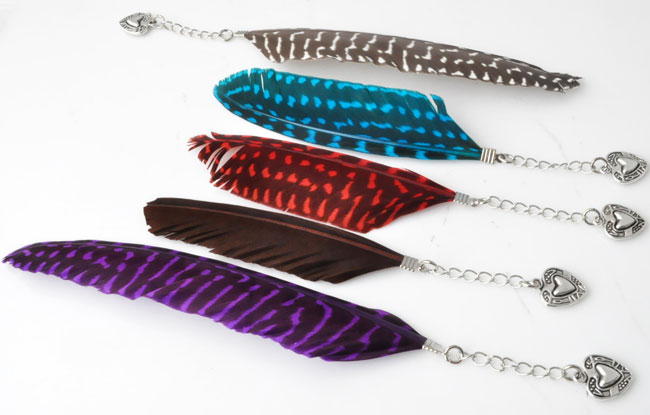 Code: J01363 (15 x Plumes ± 15-20cm Multicouleur) 