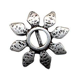 Code: 1084226    --- Fleur metal 30mm. Vx Argent---