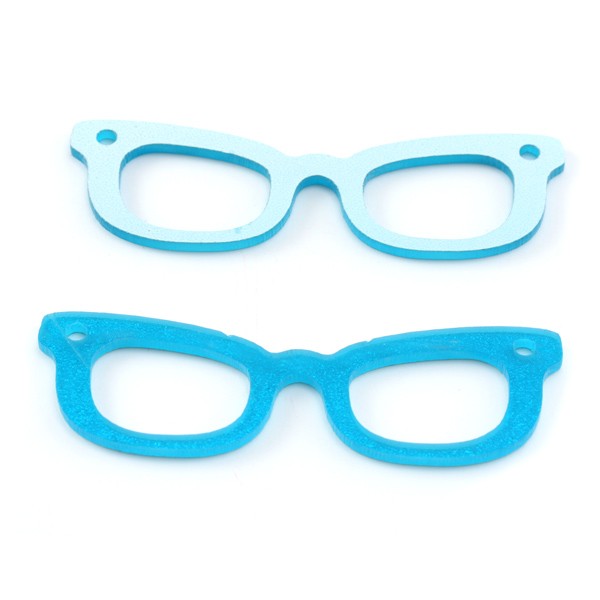 Lunette Plexi Bleu 24x78