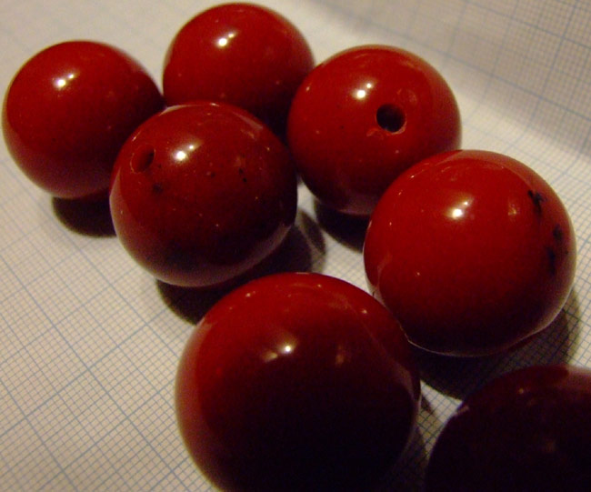 Boule 20mm. Rouge