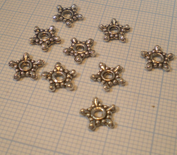 Perle intercallaire metal 8,8mm.