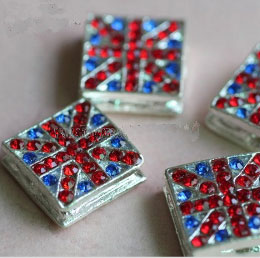 Pave 12x12mm. Drapeau Americain