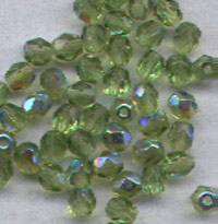 Bohême 4mm. vert-irise
