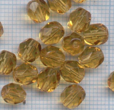 Boheme ambre 6mm.