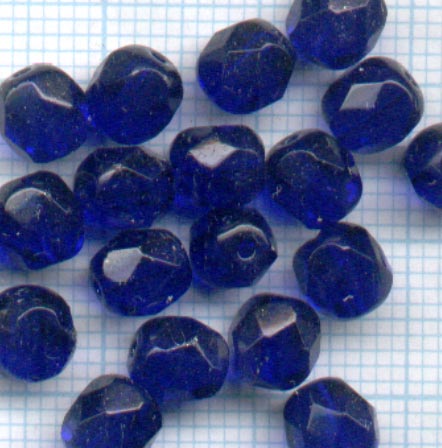Boheme  bleu tres fonce 6mm.