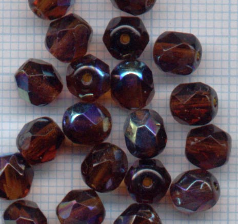 Boheme  smoked-topaze-irise 6mm.