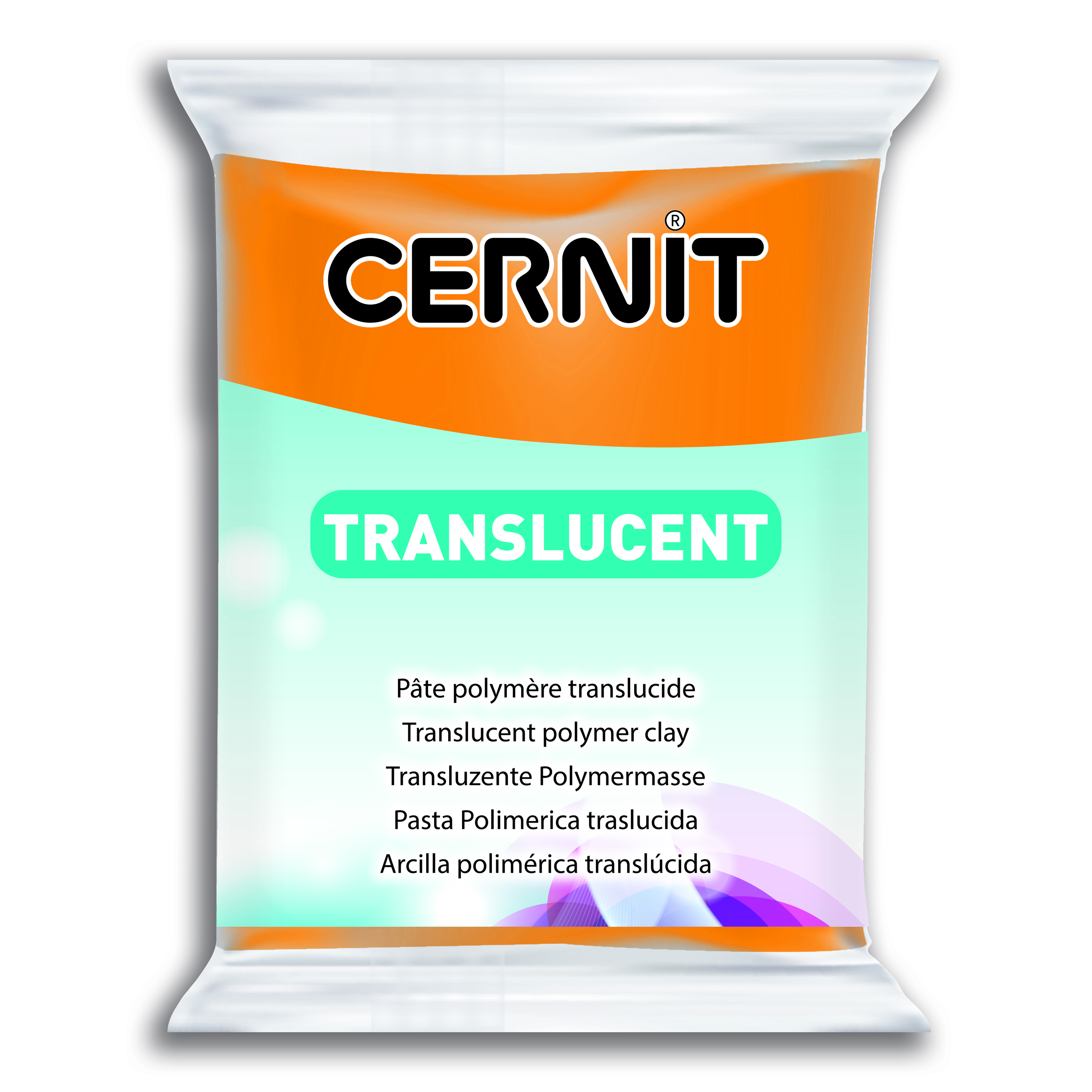 Cernit Translucent 56g. Orange