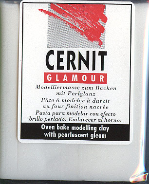 Cernit 56gr. Glamour Blanc -010-
