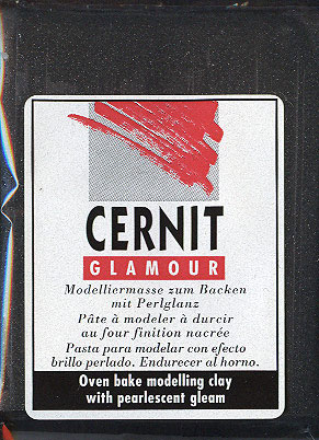 Cernit 56gr. Glamour Noir -100-