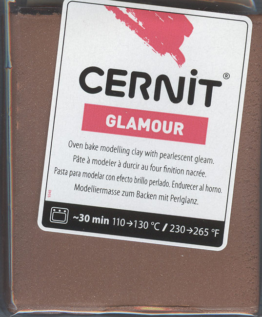 Cernit 56gr. Glamour Brun -800-
