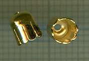 Calotte Crantee Doree 5X4X1mm.