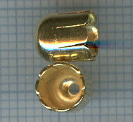 Calotte Crantee Doree 7X6X2mm.