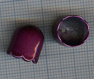 Calotte 12X11mm. Mauve