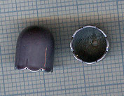 Calotte 11X9mm. Indicolite