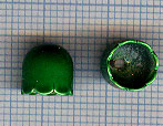 Calotte 8X8mm. Vert