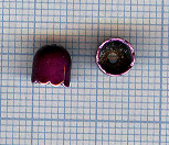 Calotte  6X6mm. Mauve