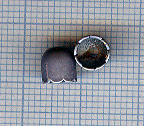 Calotte  6X6mm. Indicolite