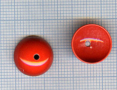 Calotte 6X14mm. Rouge