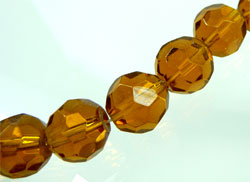 Verre Facette 14mm. topazee