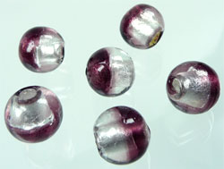 Verre 14mm. Argent-Amethyste