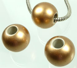 Ronde Synth. 10mm. Trou: 5mm.Dore