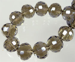Verre 96 facettes 12mm. Black diamond clair