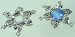 Support fleur A coller 14mm.