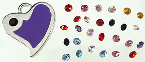 Melange strass 3mm.-SS12-Multicouleur