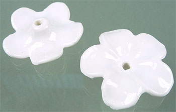 Porcelaine, fleur couleur Blanc