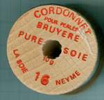 Bobine soie Bruyère N° 16 Blanc