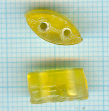 Verre 2 rangs jaune intercalaire
