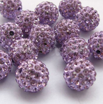 Code: B81458    --- 10mm. Disco Ball Strass Lilas---