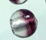 (D02494)   Verre 14mm. Argent-Amethyste  ** Cliquez sur la photo pour l'agrandir**