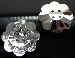 Code: D02854    --- Cristal, bouton 25mm.Cristal---