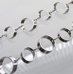 (D02902) Chaine metal 16X15 Nickel ** Cliquez sur la photo pour l'agrandir**