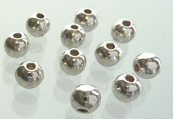 (D03323) Metal circulaire 5mm. Nickel ** Cliquez sur la photo pour l'agrandir**