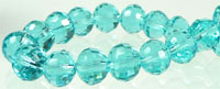 Code: D03435    --- Verre 96 Facettes 8mm. Aigue Marine---