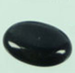 Code: D03759    --- Cateye A coller ovale 14x10mm. Noir---