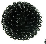 Code: D06175    --- Boule métal noir +-33mm.---