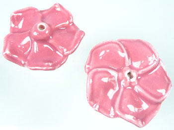 Code: D06425 (Porcelaine, fleur couleur Gris-rose) 