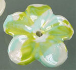 Code: D06429    --- Porcelaine, fleur couleur Blanc,bleu,vert---