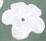 Code: D06433    --- Porcelaine, fleur couleur Blanc---