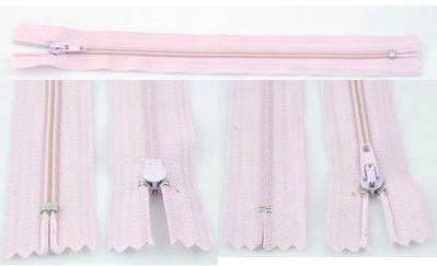 Code: D15417    --- Fermeture clair   19cm Lilas Clair---